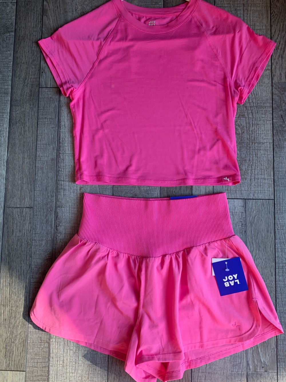 Nwt Joy lab Pink short and tee set
